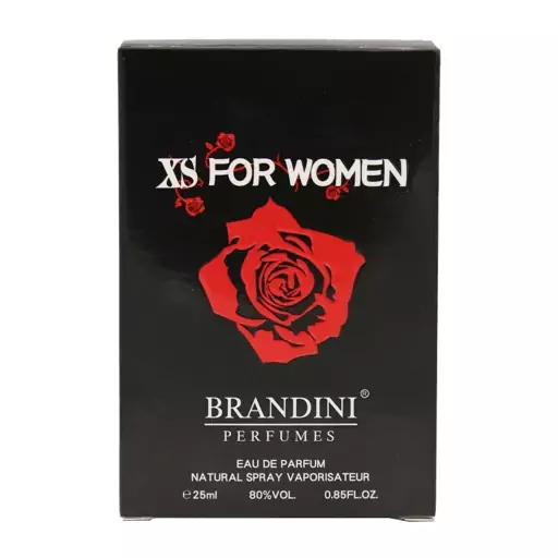 ادکلن زنانه مینیاتوری بلک ایکس اس برندینی Xs women Brandini