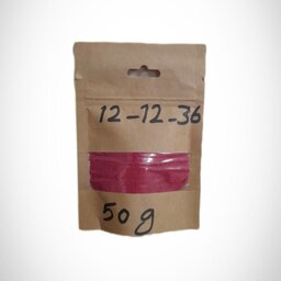 کود گل دهی و مقاومت گل به تنش محیطی با اسم 12.12.36 معروف به کود کاکتوس بسته بندی 50 گرمی رنگ قرمز