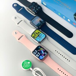 ساعت هوشمند اپل واچ سری فول اسکرین مکس همراه با گارانتی ضمانت 6 ماه اسمارت واچ ارسال رایگان اپل