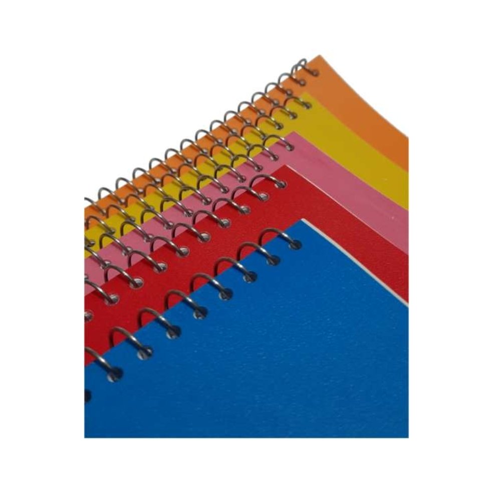 دفتر مشق 5 عددی فنری در 5 رنگ با کیفیت عالی و قیمت ویژه 