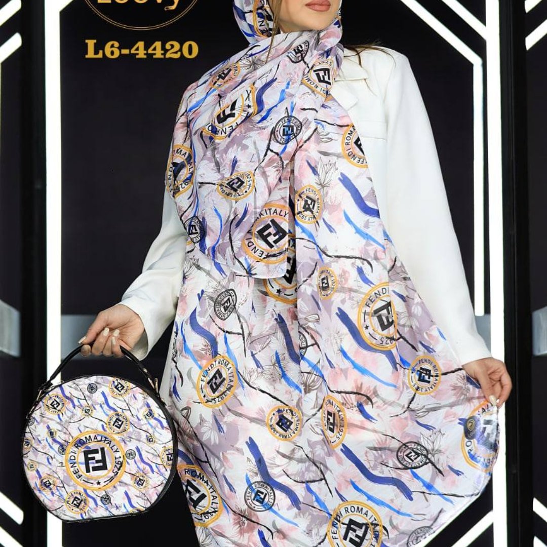 کیف و روسری دایره