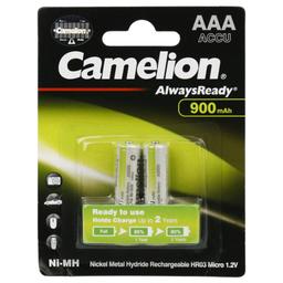 باتری 2 تایی نیم قلمی شارژی Camelion HR03 1.2V AAA 900mAh