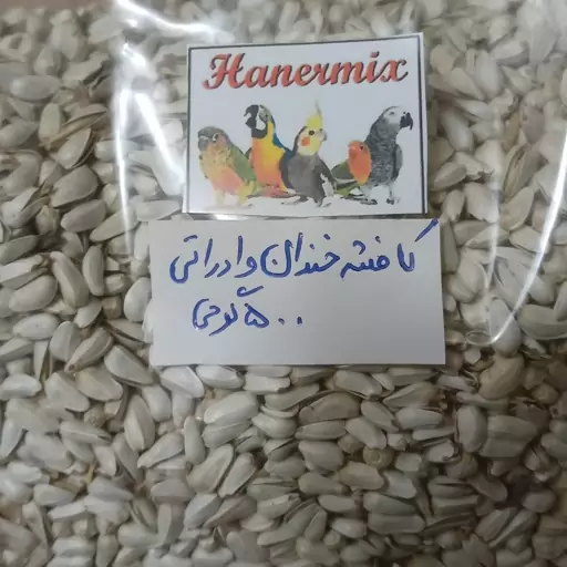 کافشه خندان(کوشه) یا تخم گیاه گلرنگ درجه یک500گرمی برای مصرف پرندگان و مصارف انسانی