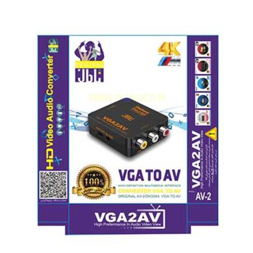 تبدیل VGA به AV جی بی ال مدل AV-2