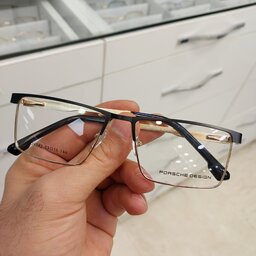 عینک طبی مردانه مارک پورشه دیزاین کیفیت عالی (رنگ مشکی )