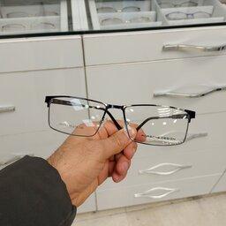 عینک طبی مردانه مارک پورشه دیزاین  سایز متوسط (رنگ مشکی )