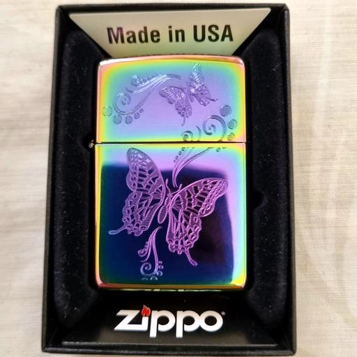 فندک آمریکایی اورجینال زیپو مدل butterflies با کد 28442
