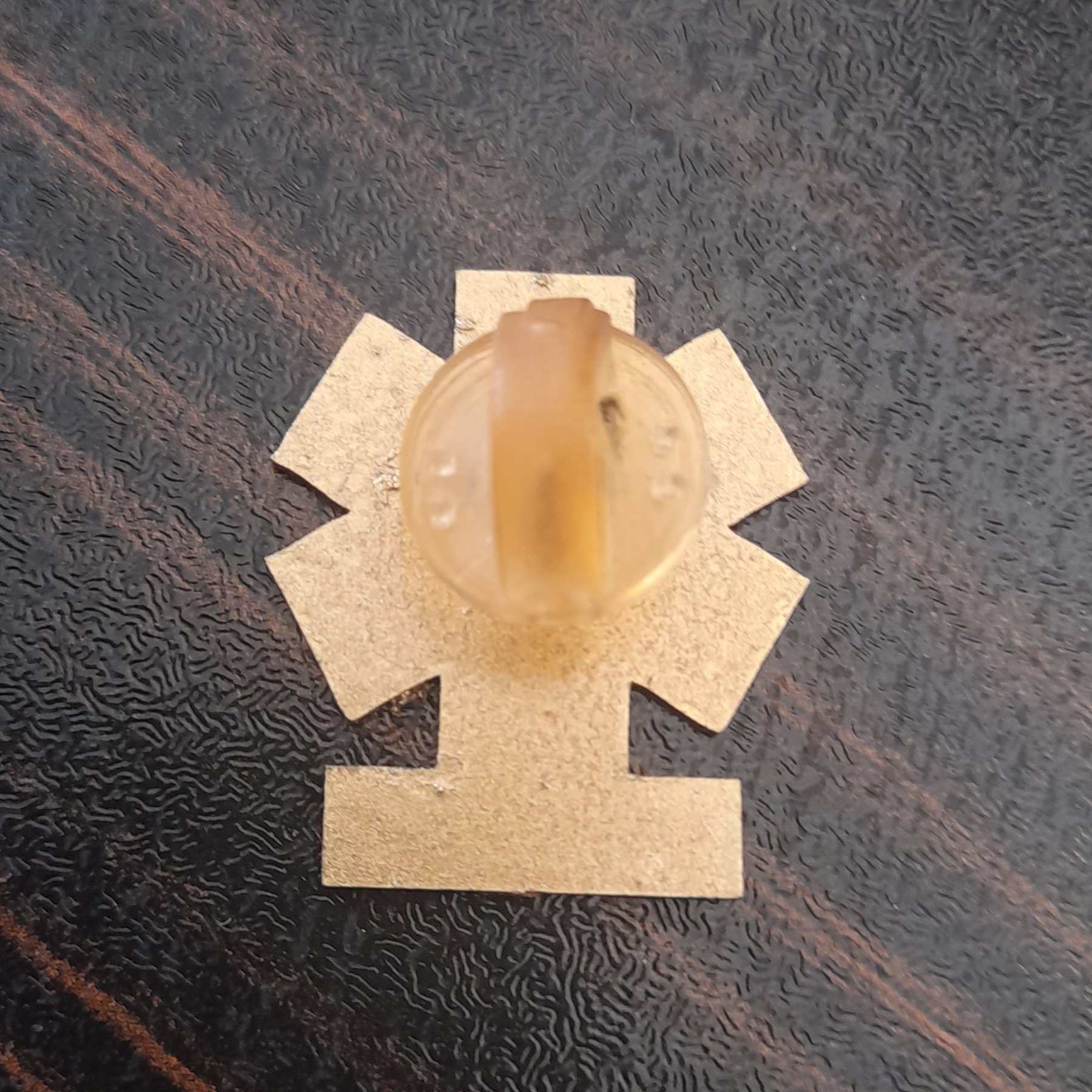 بج سینه فلزی آبی اورژانس 115باگیره پلاستیکی تک عددی