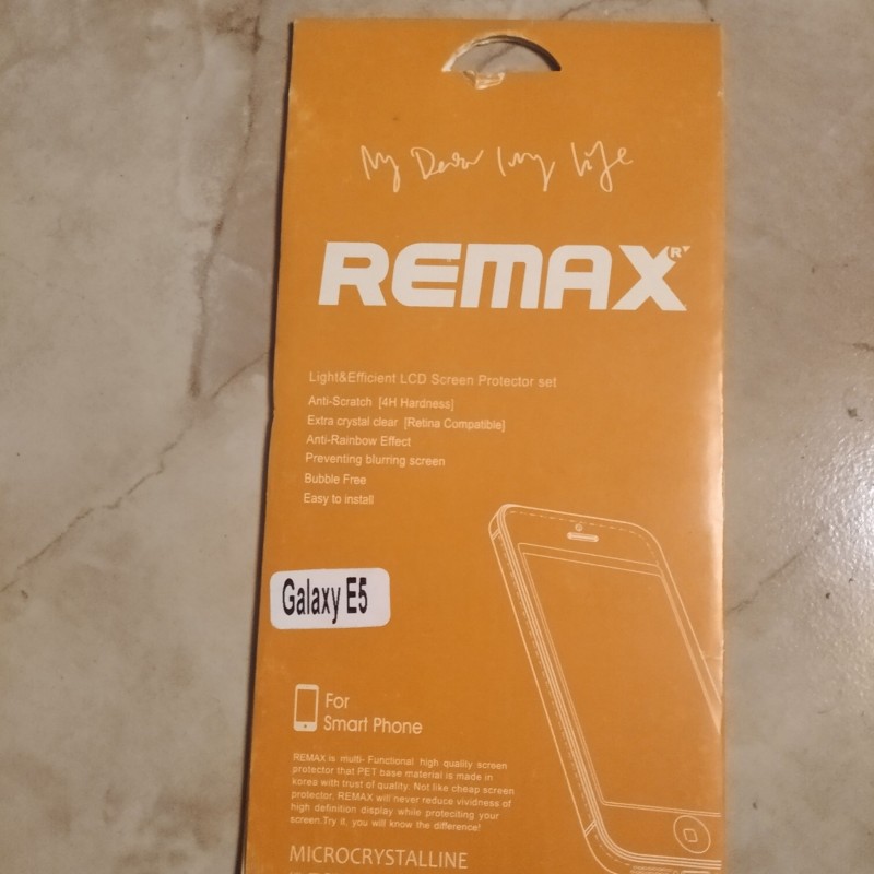 برچسب محافظ صفحه نمایش مارک Remax گوشی Samsung Galaxy E5