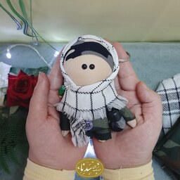 عروسک با حجاب - مدل فینگیلی بسیجی - جاکلیدی