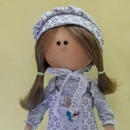 عروسک دستساز با حجاب - مدل گلدونه