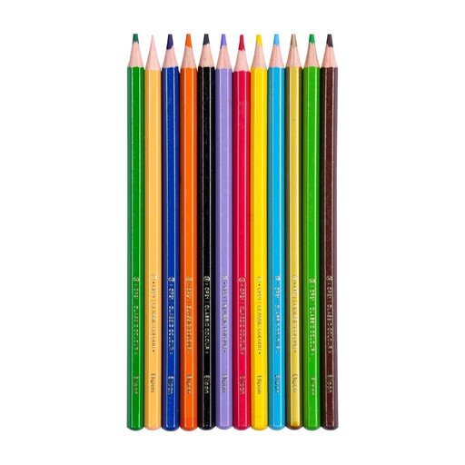 مداد رنگی 12 رنگ الیپون