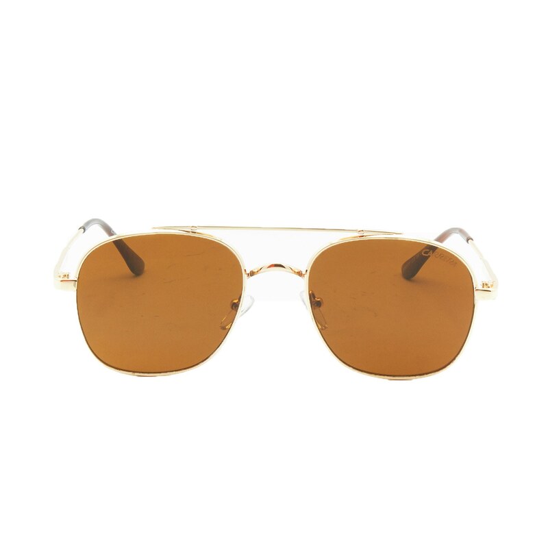 عینک آفتابی زنانه و مردانه کررا CARRERA مدل H5577 C3 فریم طلایی لنز قهوه ای
