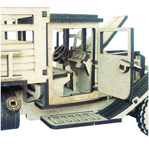 پازل چوبی سه بعدی بهکات طرح کامیون مزرعه