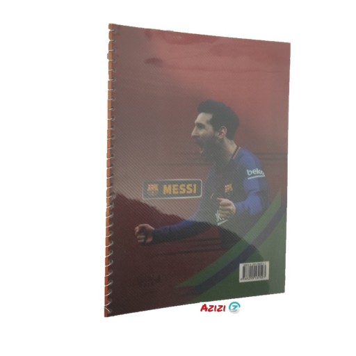 دفتر نقاشی 50 برگ سیمی فانتزی طرح فوتبالی مسی