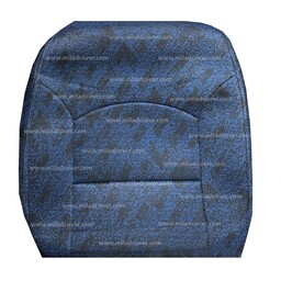 روکش صندلی پژو 206 و 207 پارچه فابریک رنگ آبی

