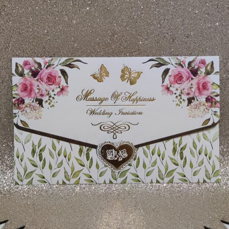 کارت عروسی 120 عدد با چاپ رنگیِ مشخصات کد 1060 و 1061