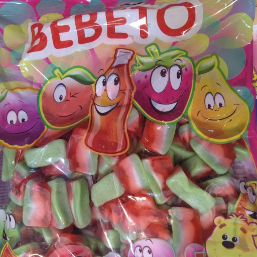 پاستیل ببتو BEBETO طرح هندوانه 🍉  یک کیلویی محصول ترکیه