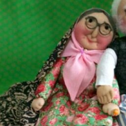 عروسک مادربزرگ چادری رضوانه