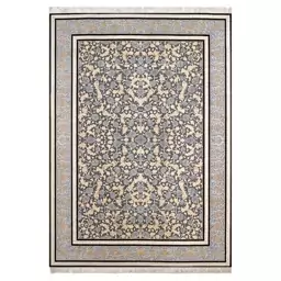 فرش ماشینی زانیس ارسال رایگان کد218سنتی طرح قم طوسی دو رو سایز 42x30 سانت