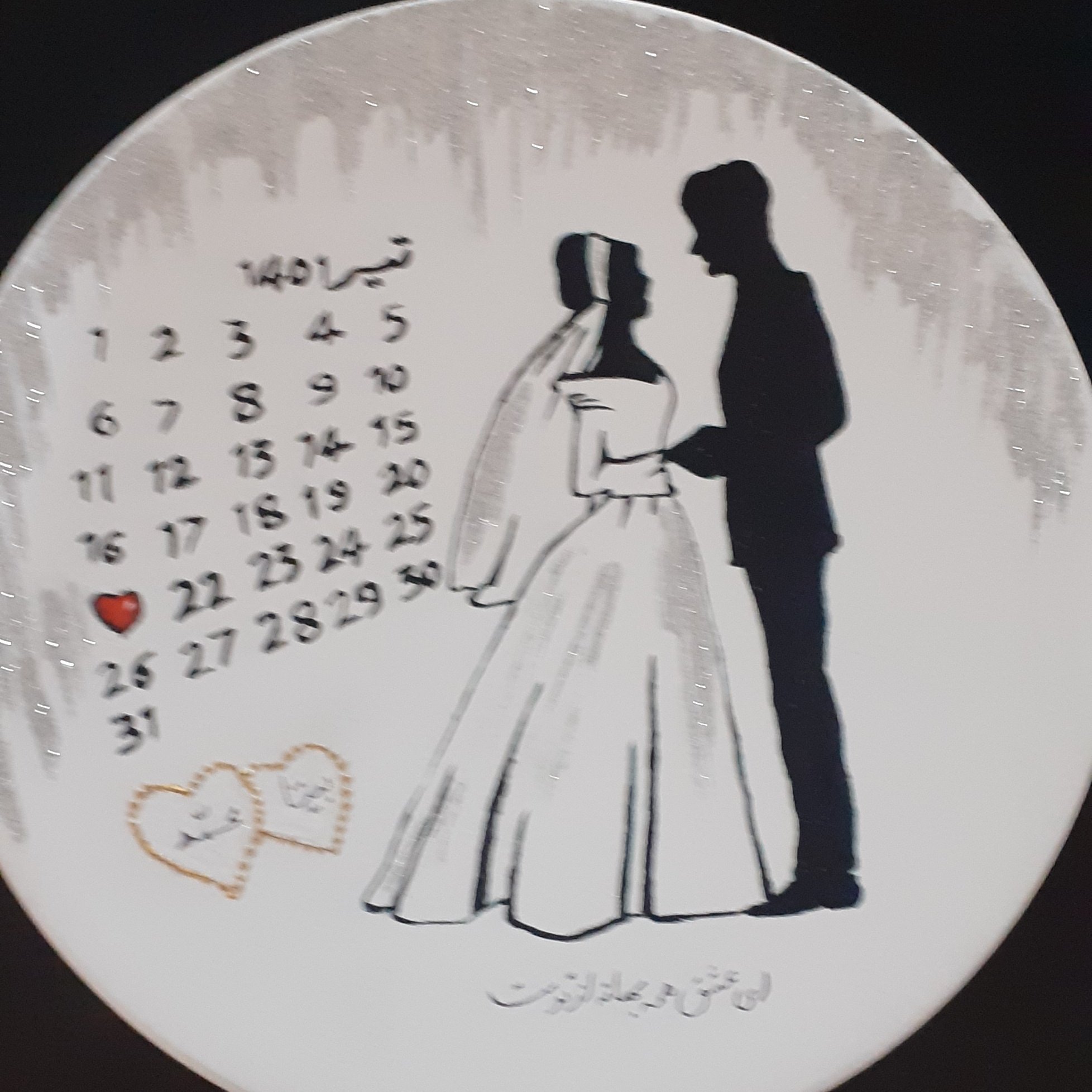 دیوارکوب سالگردازدواج ست 3تایی 