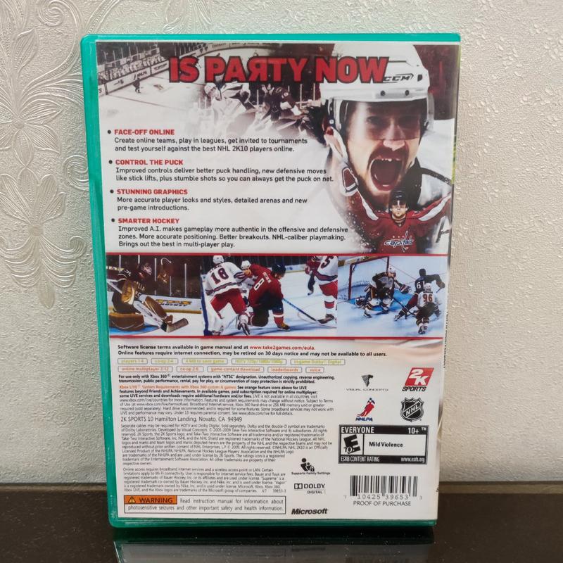 بازی ایکس باکس 360 NHL 2K10