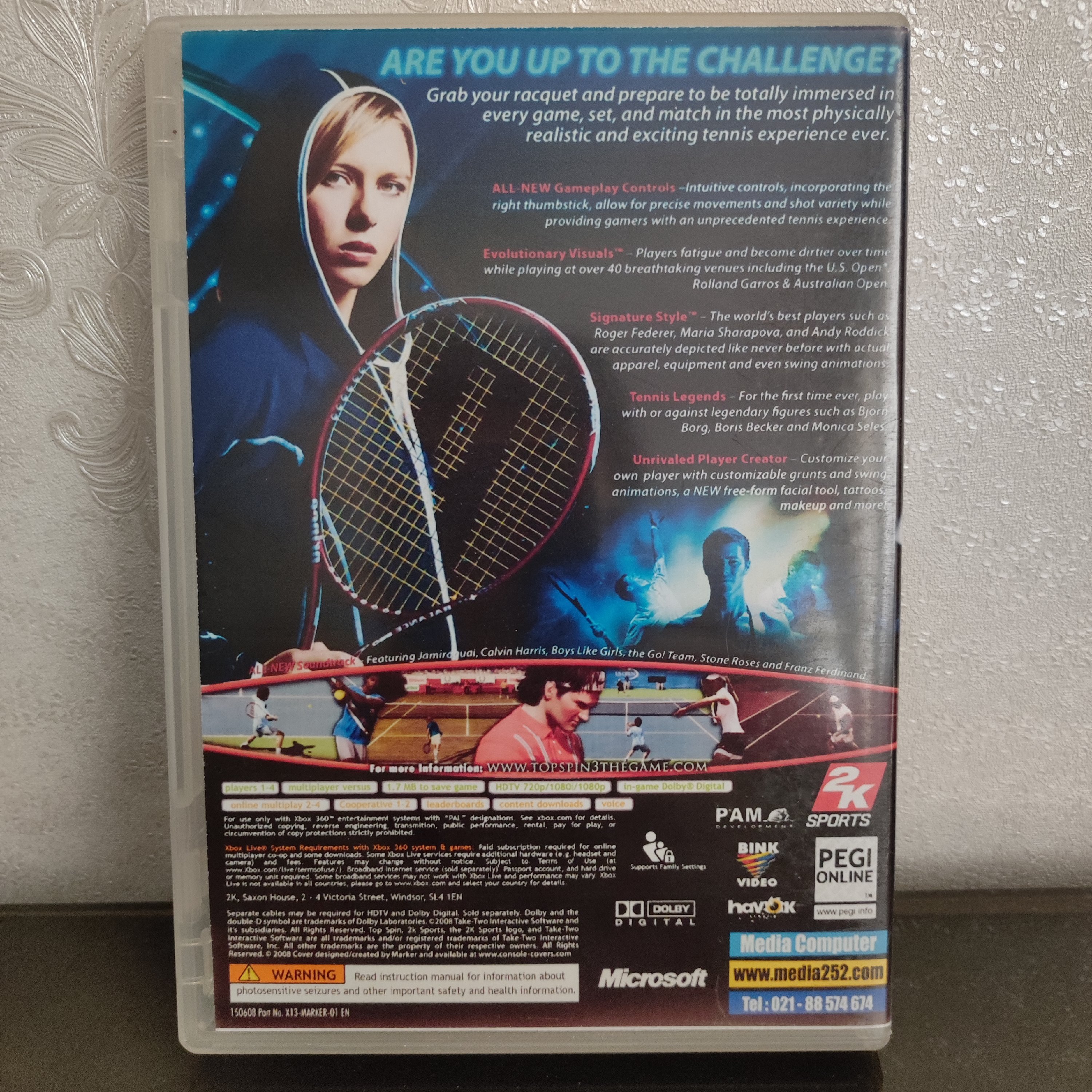 بازی ایکس باکس 360 TOPSPIN 3