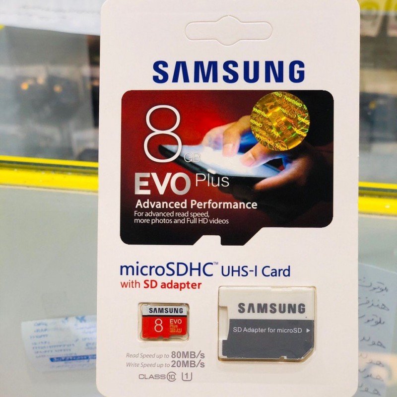 رم وفلش مموری کارت حافظهبا گارانتی microSDHC سامسونگ مدل Evo Plus کلاس 