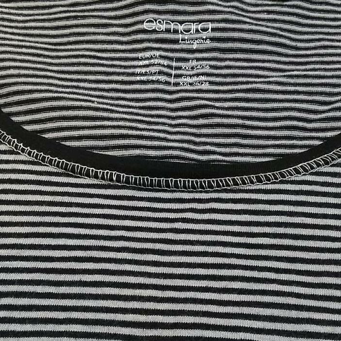 بلوز زنانه برند آلمانی esmara مدل راه راه بلوز اسمارا سایز بزرگ