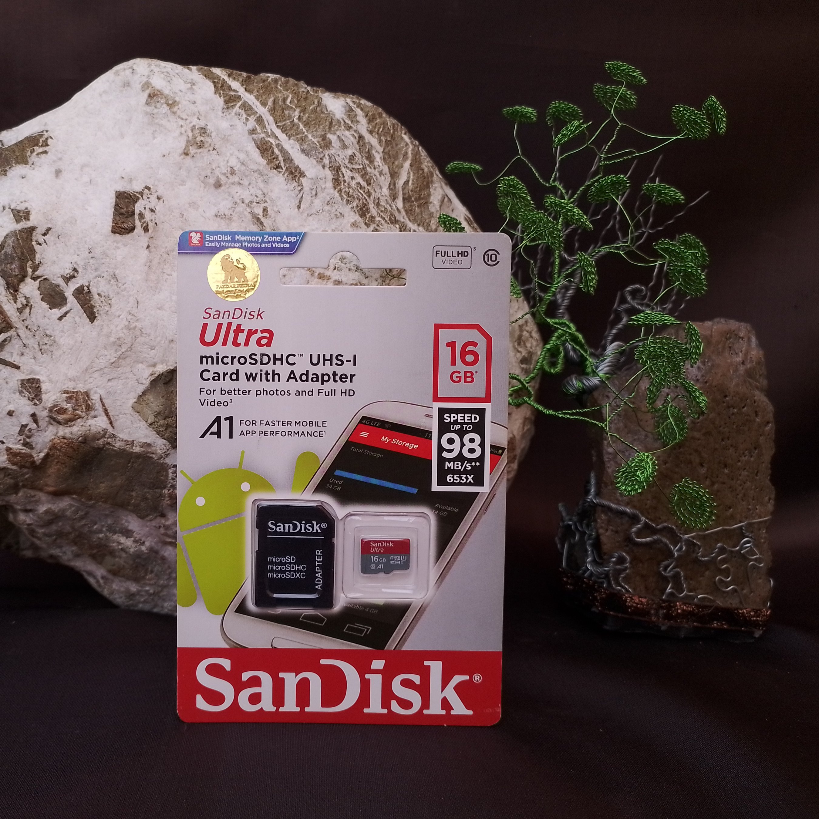 مموری میکرو رم16 گیگ سندیسک کلاس10 سرعت بالا