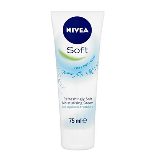 نیوآ کرم مرطوب کننده نیوآ سافت تیوبی  Nivea Soft حجم 75 میل