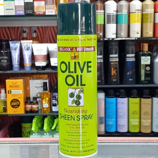 اسپری مو او آر اس شاین الیو مدل olive oil حجم 472 میل