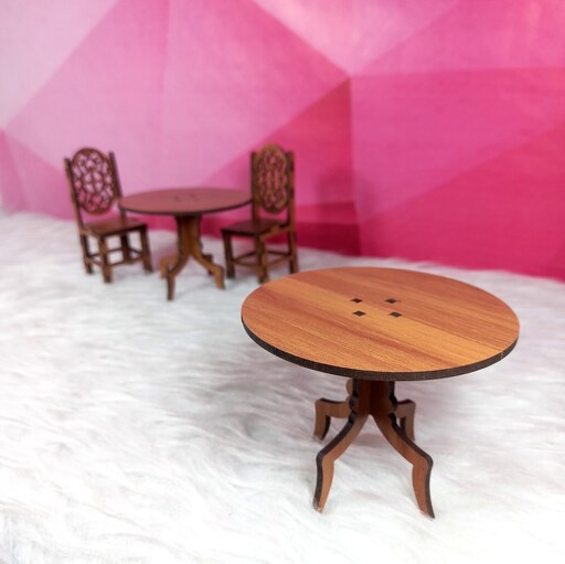 ماکت میز بزرگ کد16-ماکت میز چوبی-ماکت صندلی-میز چوبی-ماکت معماری-ماکت گلدونه