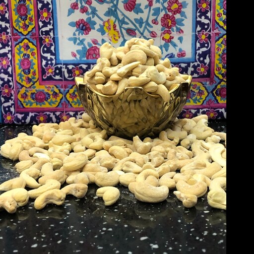 بادام هندی بوداده کم نمک-100گرمی