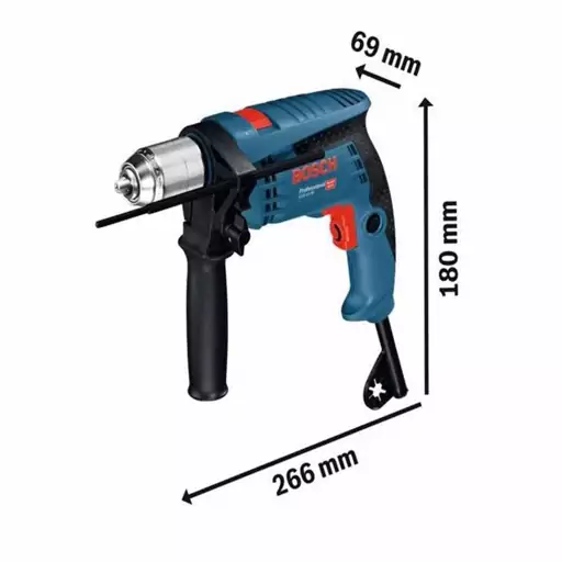 دریل ضربه ای سه نظام اتوماتیک بوش مدل GSB 13 RE
