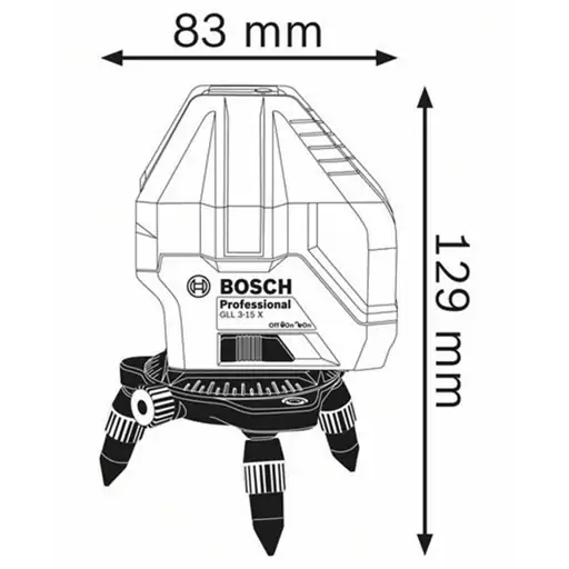 تراز لیزری خطی بوش مدل GLL 3-15 X
