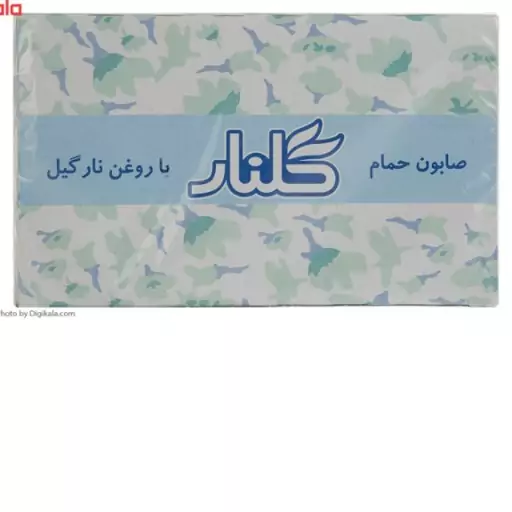 صابون حمام گلنار سبز خوشبو 1 عددی 130گرم