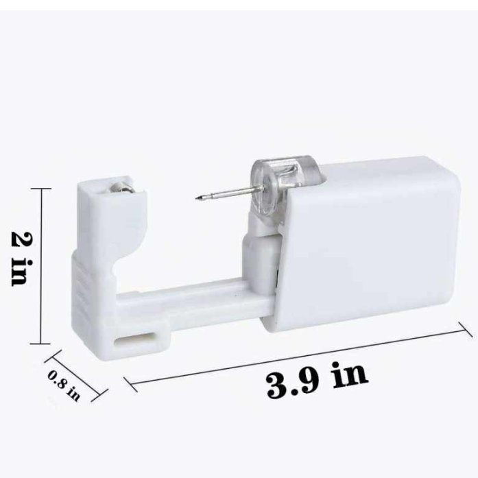 دستگاه سوراخ کن گوش گوشواره دار بدون خونریزی بسته دوعددی 