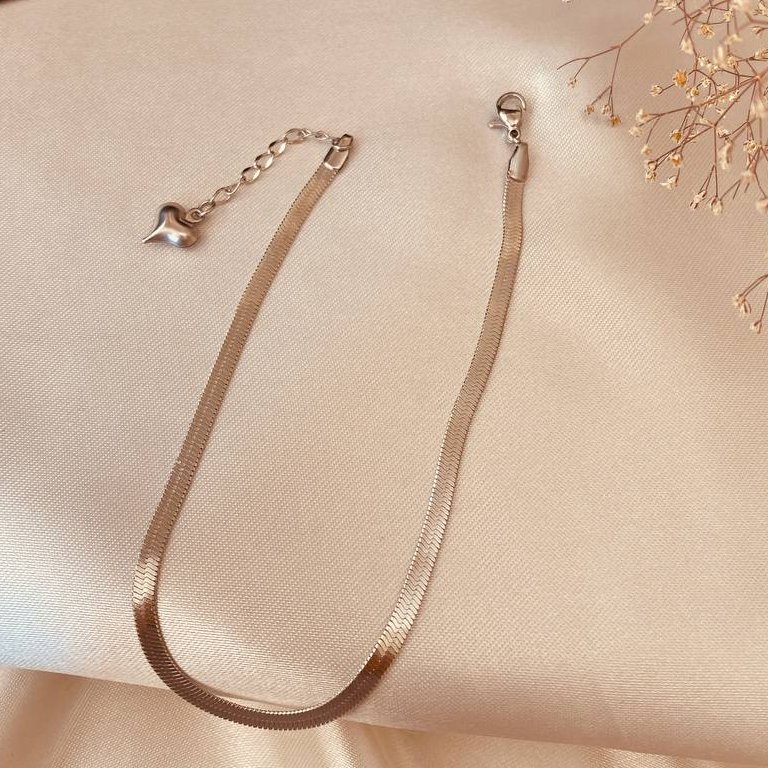 پابند ماری سفید ساده 4میل استیل رنگ ثابت و ضد حساسیت