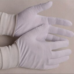 دستکش ضد حساسیت سفید فیری سایز  تعداد 10 جفت