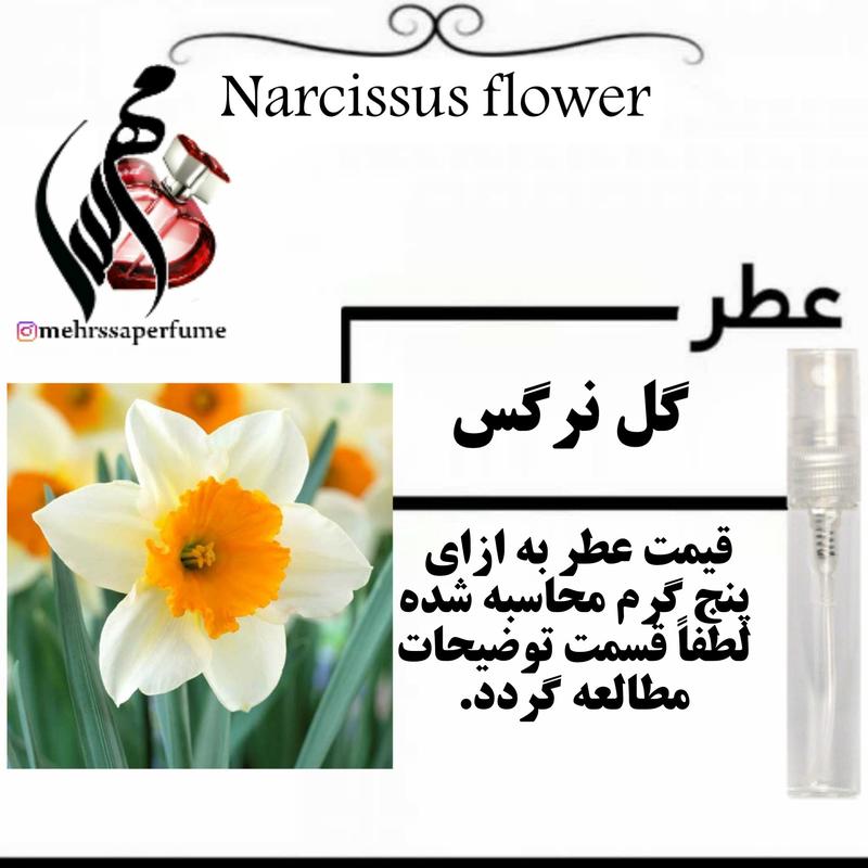 عطر گل نرگس اسپرت Narcissus flower حجم 5 میل