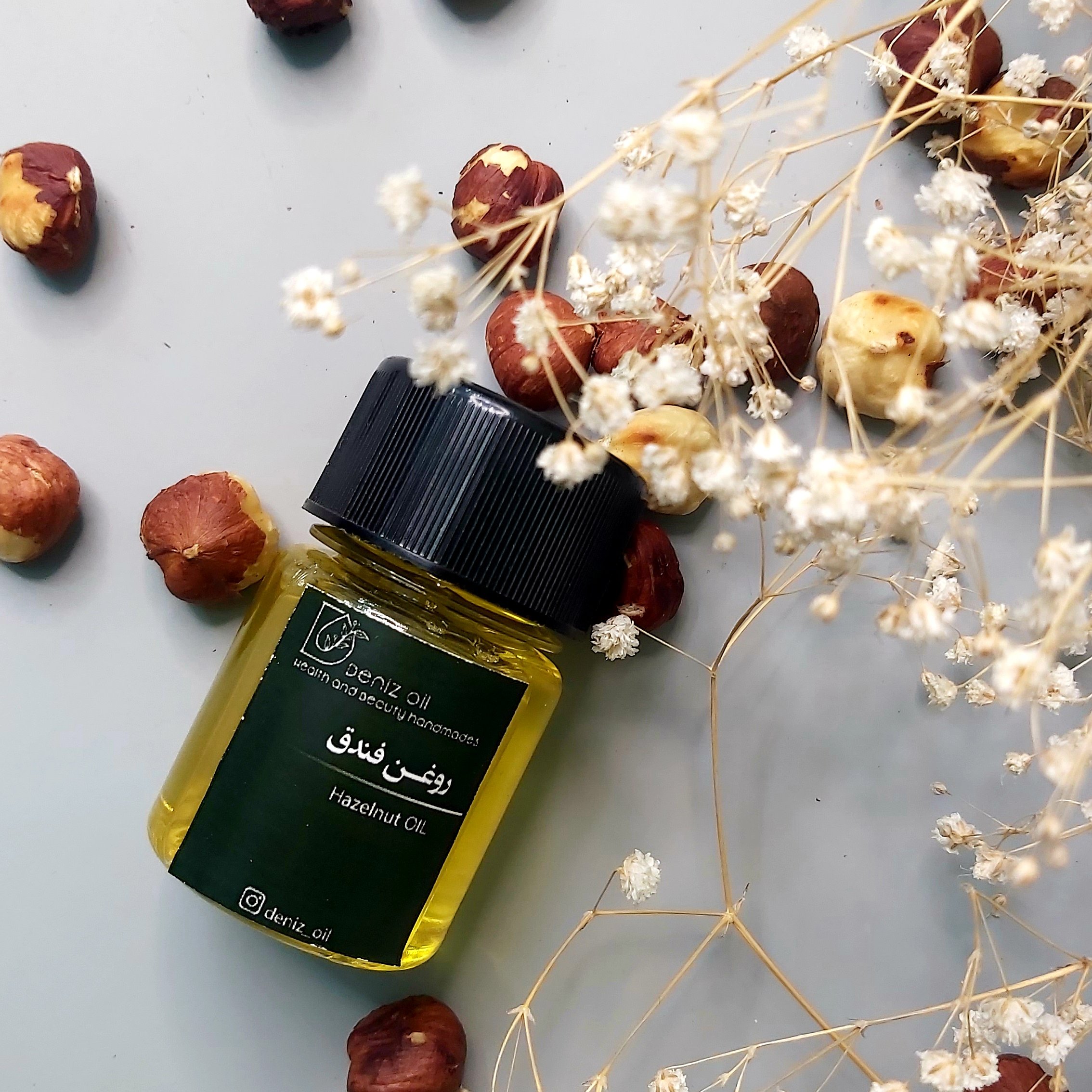 روغن فندق خالص 40 سیسی تولید شده به روش پرس سرد و در حضور مشتریان 