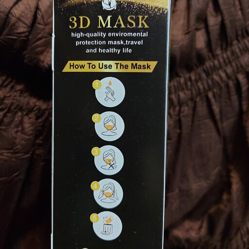 ماسک سه بعدی بسته 25 عددی