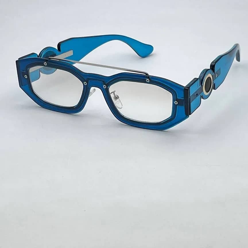 عینک آفتابی زنانه ومردانه مارک ورساچ پل دار (فریم قرمز -شیشه مشکی)