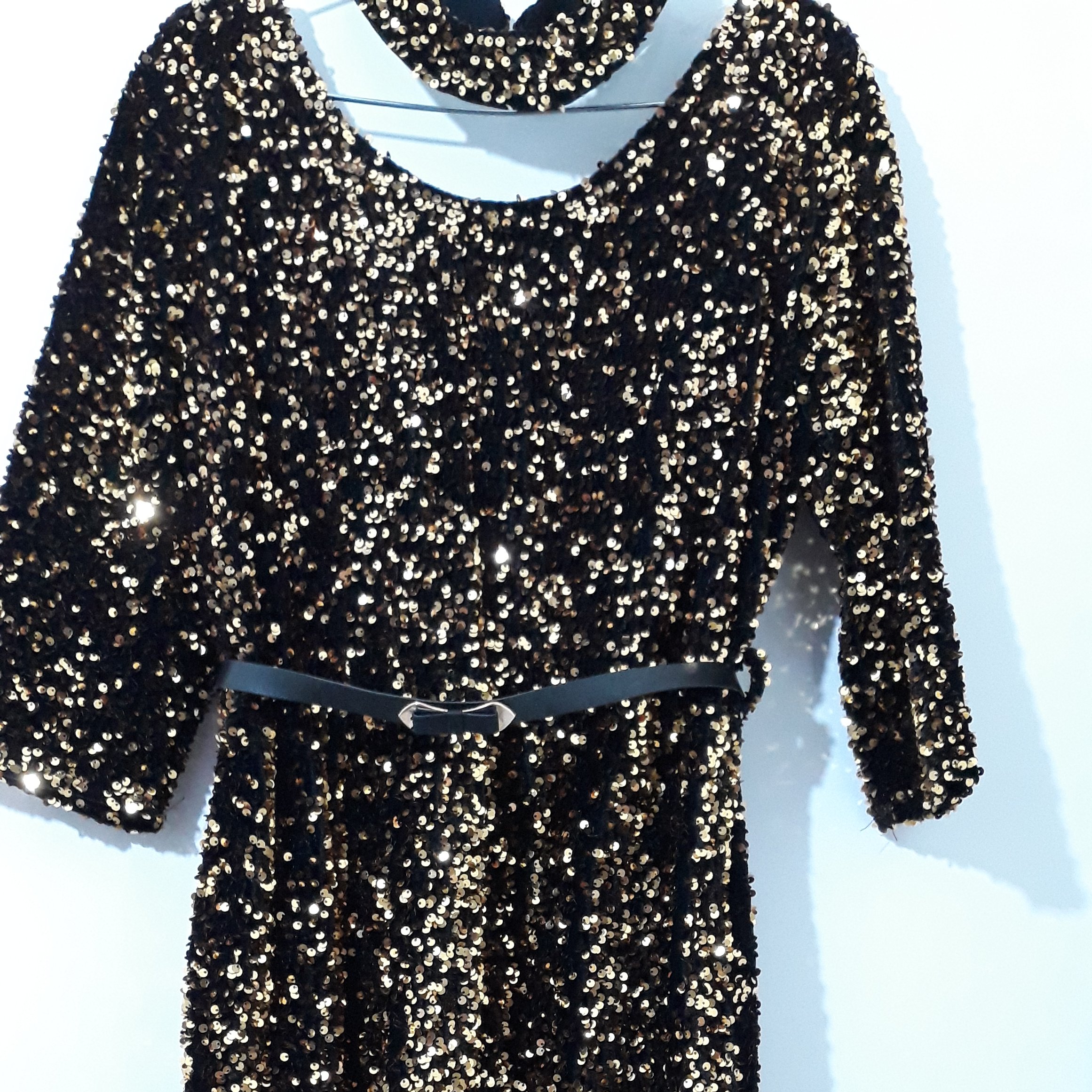 پیراهن مجلسی تمام پولک  کوتاه 