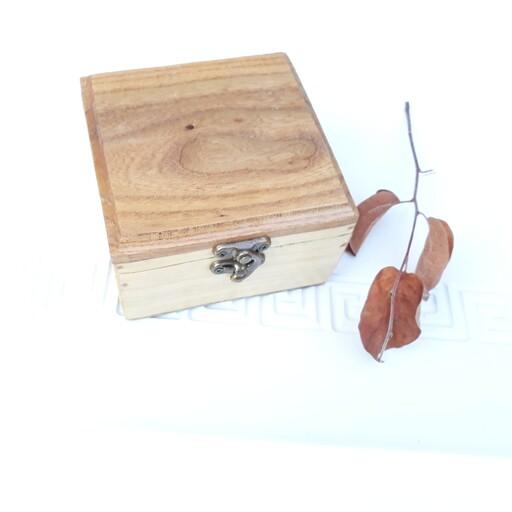 جعبه چوبی  جنس درب ملچ  دستساز جعبه هدیه چوبکده بید سفید