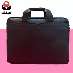 کیف اداری مهندسی دانشجویی چرم طبیعی و اعلا  مدل دو دسته  مشکی و عسلی اسپورت  با قیمت ویژه