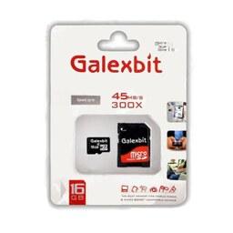 	رم میکرو 16 گیگ گلکسبیت Galexbit MicroSD U1 45MBs