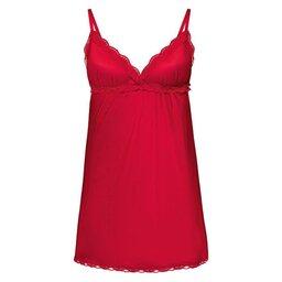 لباس خواب زنانه ساتن آلمانی برند اسمارا رنگ قرمز  سایز 42