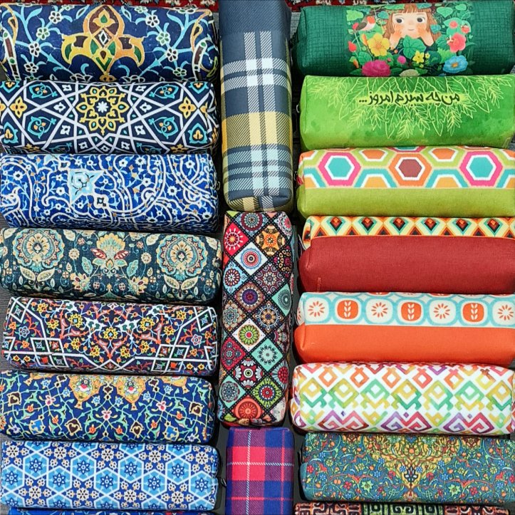 جامدادی و جالوازم آرایشی مخمل قابل شست و شو با آستر